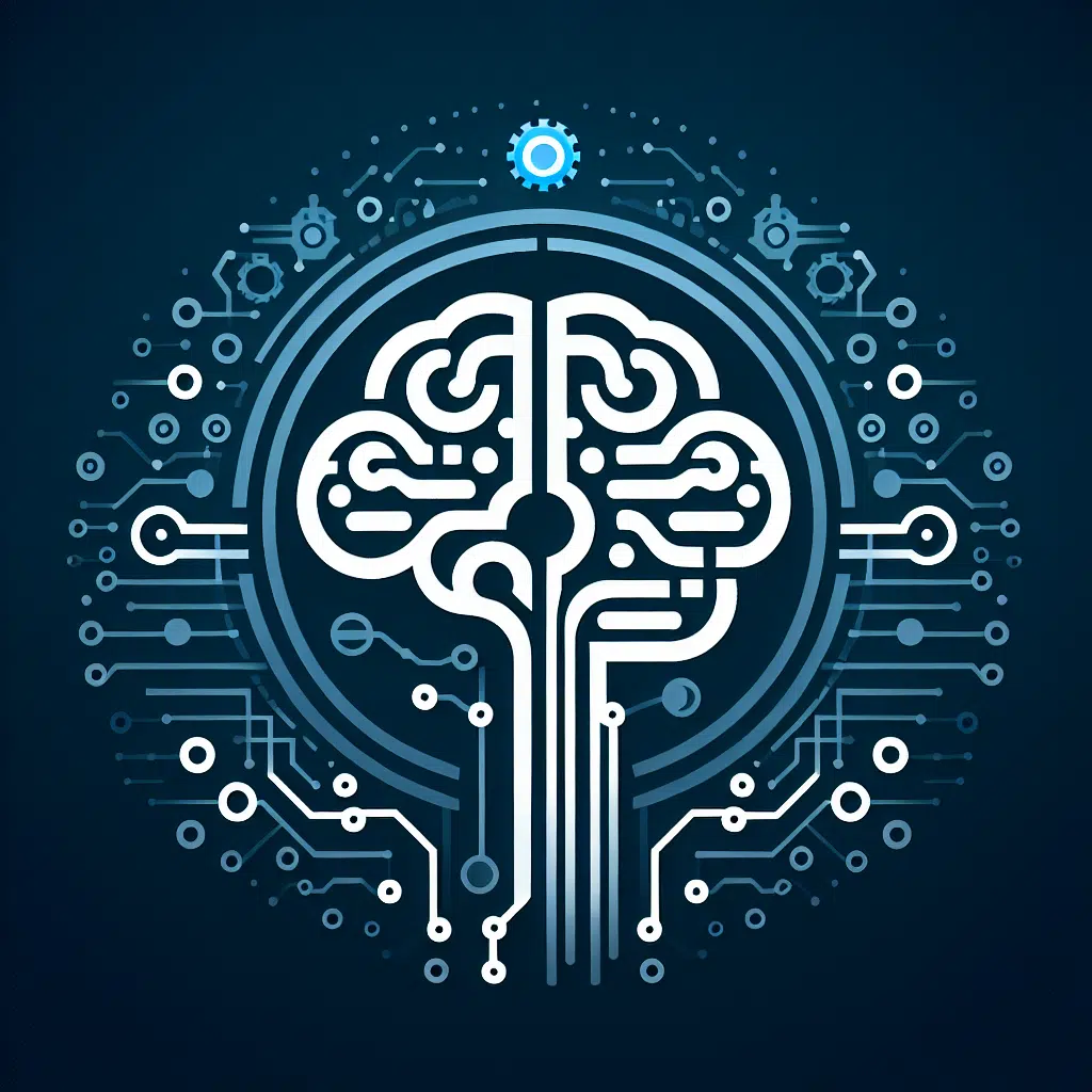 Intelligence artificielle logo gratuit
